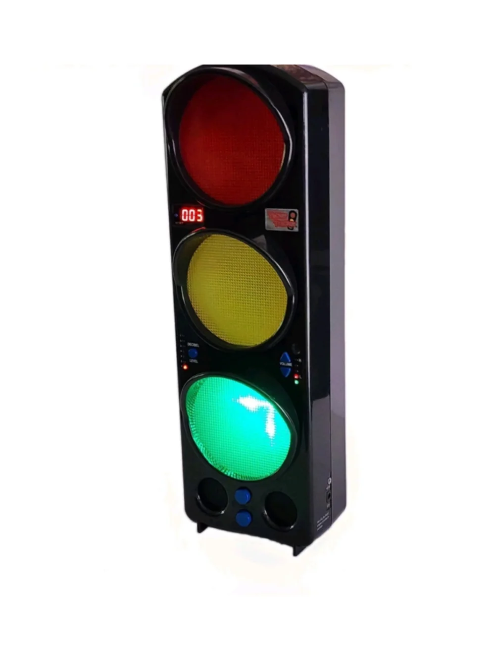 The Original Yacker Tracker Noise Level Monitor Sound Machine Traffic Light + 9V